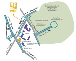 Plan de stationnement autour d' L'Entrepôt